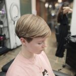 Осветление выход из черного Короткие волосы