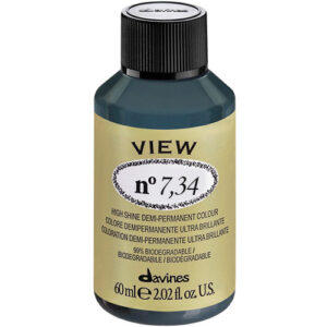 Краска без аммиака Davines View 7.34 золотисто-медный средний блонд