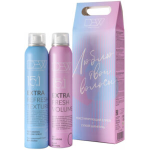 Набор подарочный Dew Professional, спрей текстурирующий шампунь сухой