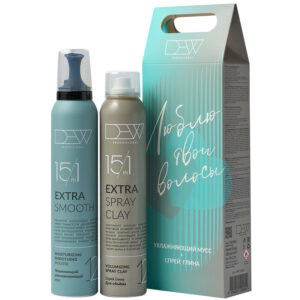 Nabor podarochnyy Muss uvlazhnyayushchiy sprey glina. 200 ml