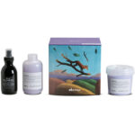 Nabor Davines Love Smoothing Colourful Mediterranean Scrub dlya razglazhivaniya neposlushnykh volos